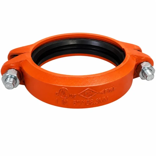 ACOPLES (FLEXIBLE COUPLING) FLEXIBLE RANURADO FIERRO DUCTIL ASTM A536 CERTIFICACION UL-FM MOD. 1N