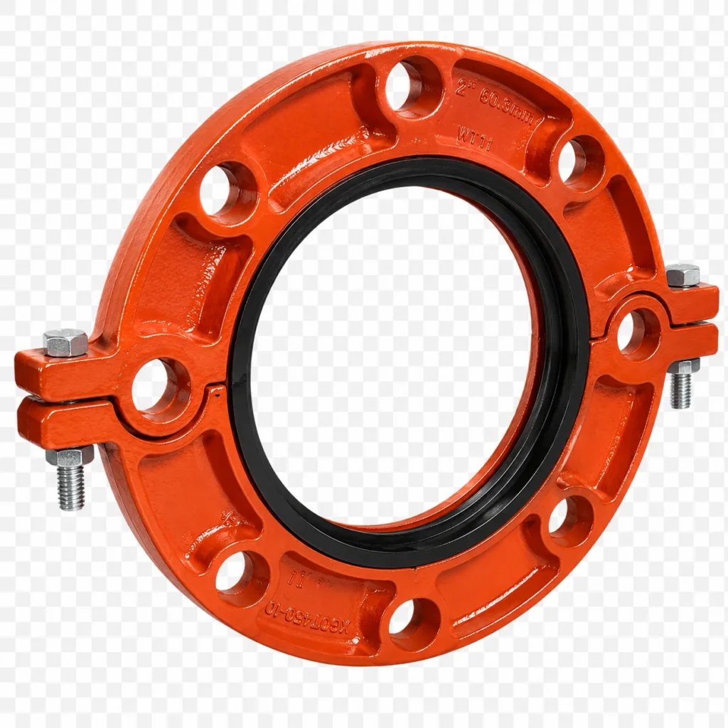 Brida Ranurada Grooved Flange Fierro Ductil ASTM A536 Certificacion UL-FM Mod 321A ANSI 125-150 Mech (Jinan Meide)