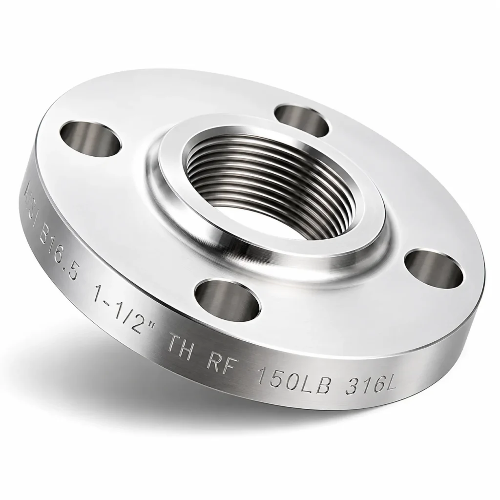 BRIDA ROSCADA X 150LBS ACERO INOXIDABLE C-304L
