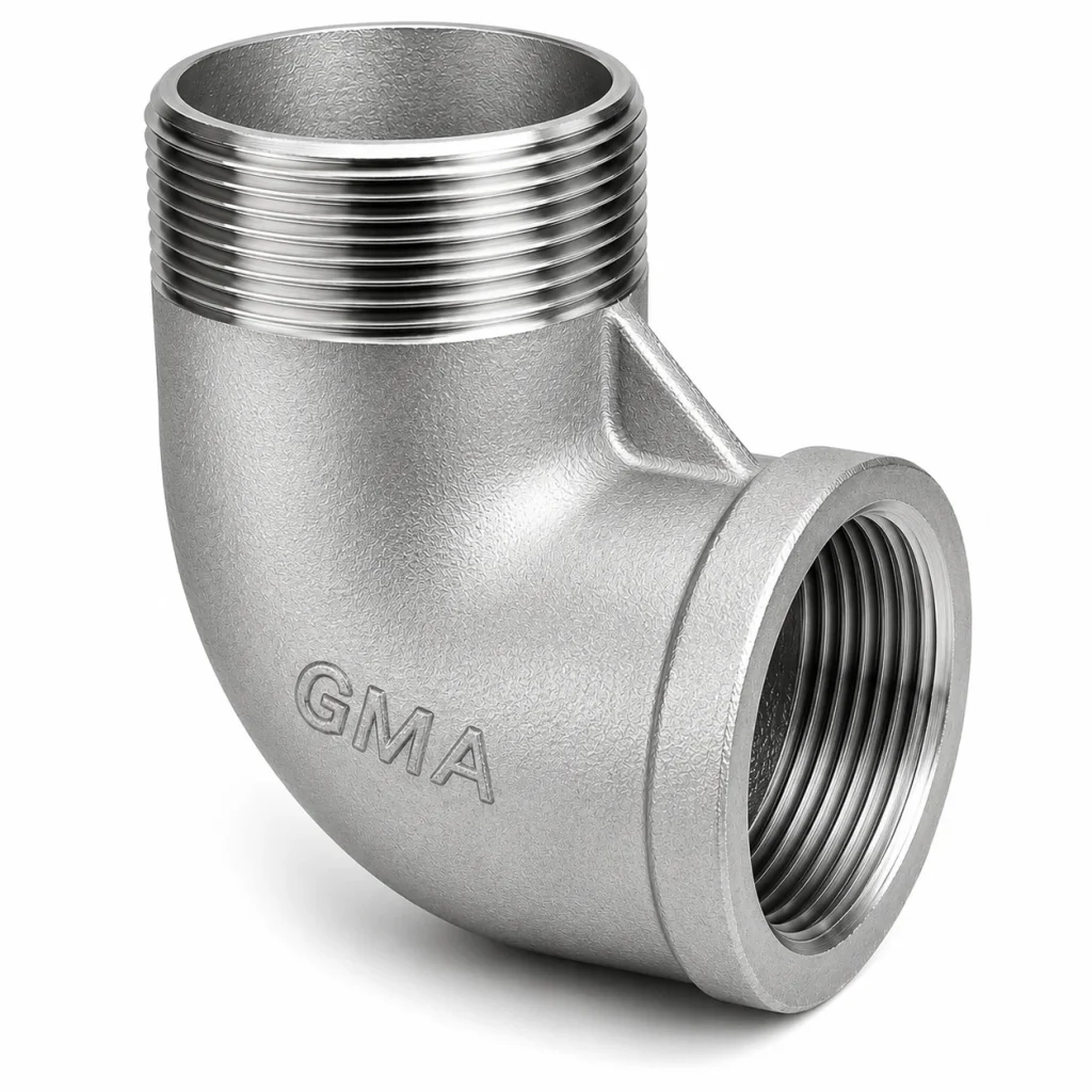 CODO CACHIMBO X 90° C-304 CROSCA X 150 LBS