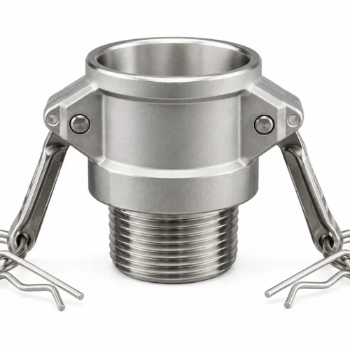 CAMLOCK TIPO B ACERO INOXIDABLE SS316 ACOPLE HEMBRA Y MACHO NPT