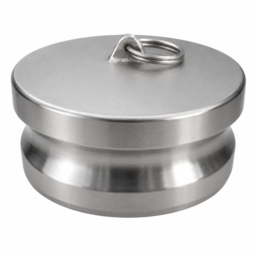 CAMLOCK TIPO DP ACERO INOXIDABLE SS316 ACOPLE CON TAPA MACHO