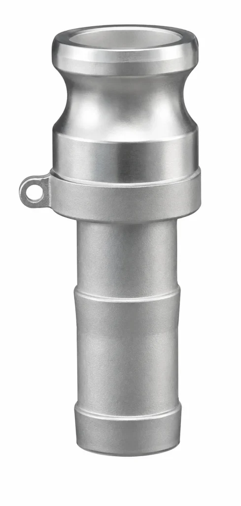CAMLOCK TIPO E ACERO INOXIDABLE SS316 ACOPLE MACHO Y NIPLE MACHO PARA MANGUERA