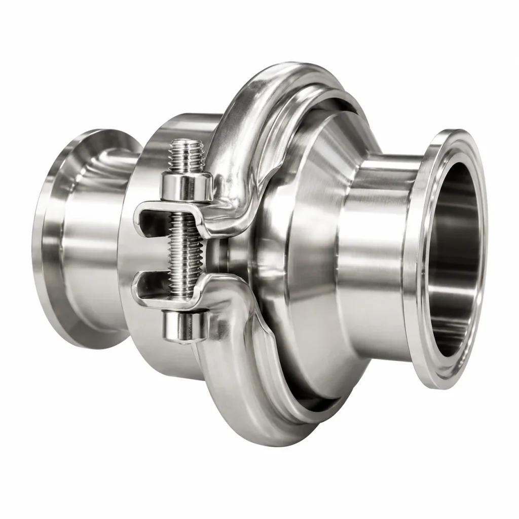VÁLVULA CHECK (ANTIRRETORNO) SANITARIA 316 CLAMP