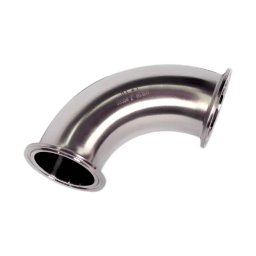 CODO 90° SANITARIO ASTM A270 C-304 3A EXTREMOS CLAMP