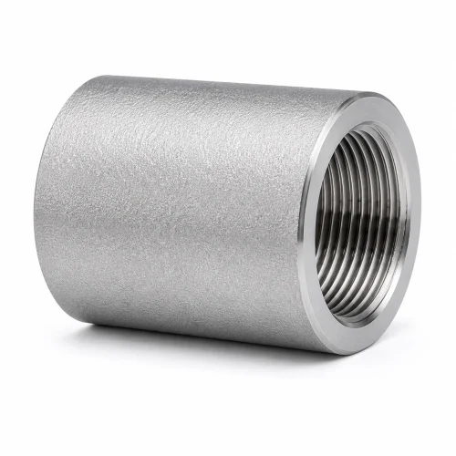 UNION COPLA  DE ACERO INOXIDABLE FORJADO ASTM A182 CALIDAD 304 CLASE 3000 EXTREMOS ROSCADOS NPT