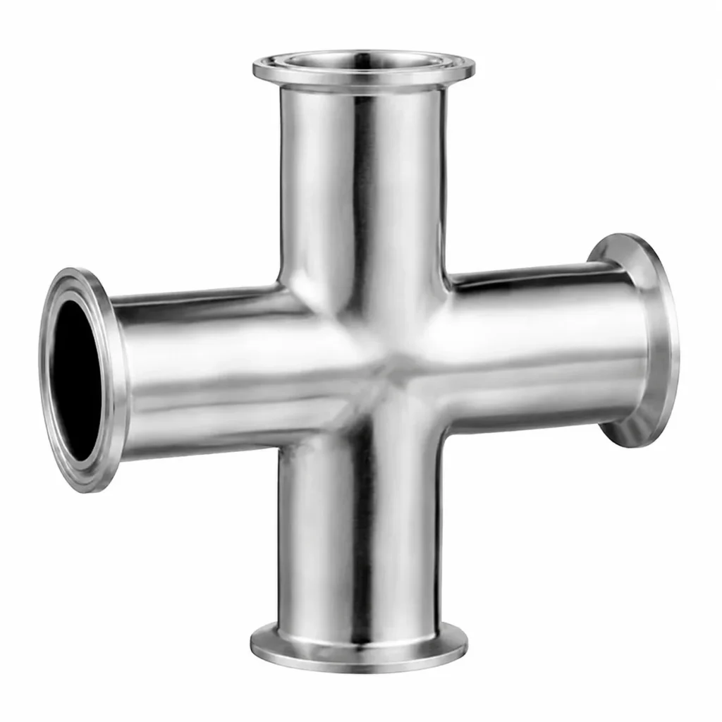 CRUZ SANITARIA ASTM A270 C-304 3A EXTREMOS CLAMP