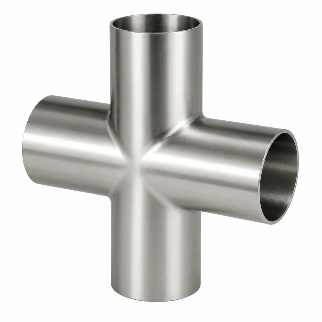 CRUZ SANITARIA ASTM A270 C-304 EXTREMOS SOLDABLES