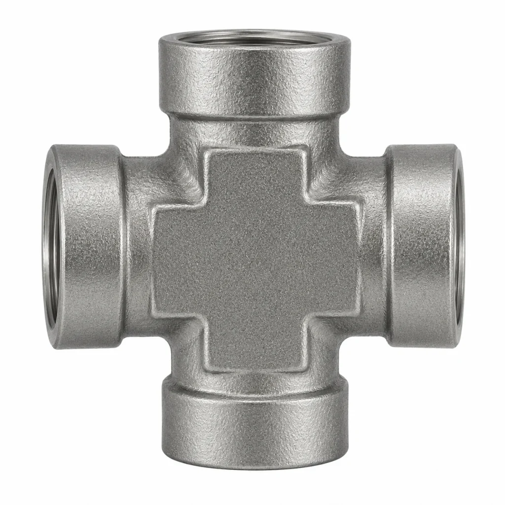 Cruz Roscada Hembra NPT Acero Inoxidable 316