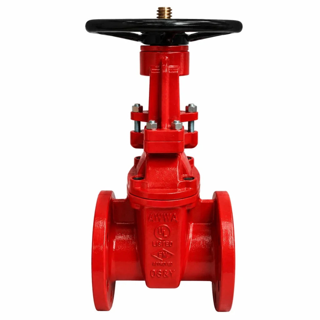 VÁLVULA COMPUERTA BRIDADA FIERRO DÚCTIL ASTM A536 300 PSI UL-FM   FLOWCOM