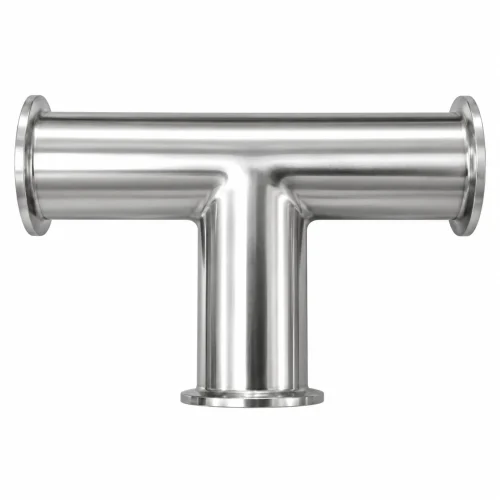 TEE SANITARIA ASTM A270 C-316L 3A EXTREMOS CLAMP