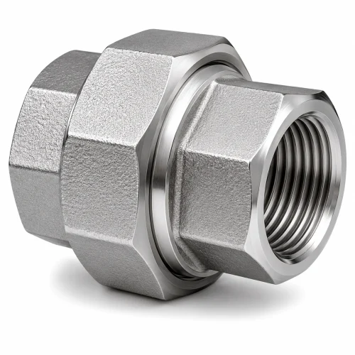 UNIÓN UNIVERSAL DE ACERO INOXIDABLE FORJADO ASTM A182 CALIDAD 304 CLASE 3000 EXTREMOS ROSCADOS NPT