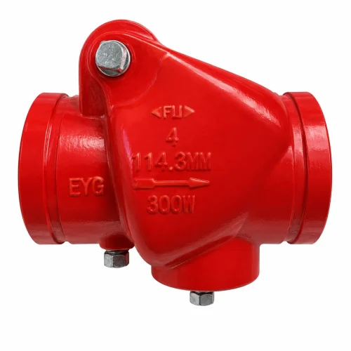 VÁLVULA CHECK SWING (ANTIRRETORNO) RANURADA FIERRO DÚCTIL ASTM A536 300 PSI