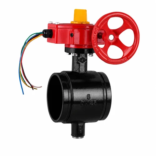 VÁLVULA MARIPOSA RANURADA FIERRO DÚCTIL ASTM A536 300 PSI UL-FM  MECH