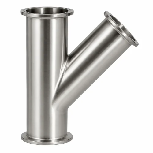 CONEXIÓN TIPO Y LATERAL SANITARIA ASTM A270 304 3A EXTREMOS CLAMP