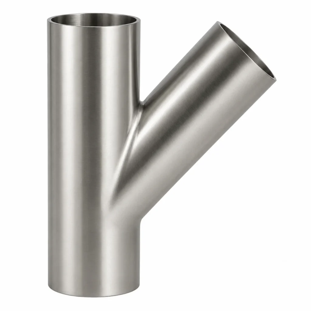 CONEXIÓN TIPO Y LATERAL SANITARIA ASTM A270 C-304 3A EXTREMOS SOLDABLES