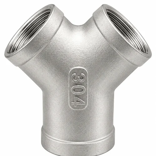 YEE ROSCADA  AC. INOX. C-304 CROSCA X 150 LBS -