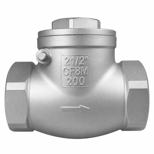 VÁLVULA CHECK SWING INOXIDABLE 316 (CF8M) 200 PSIG ROSCA NPT TIPO INDUSTRIAL SUN