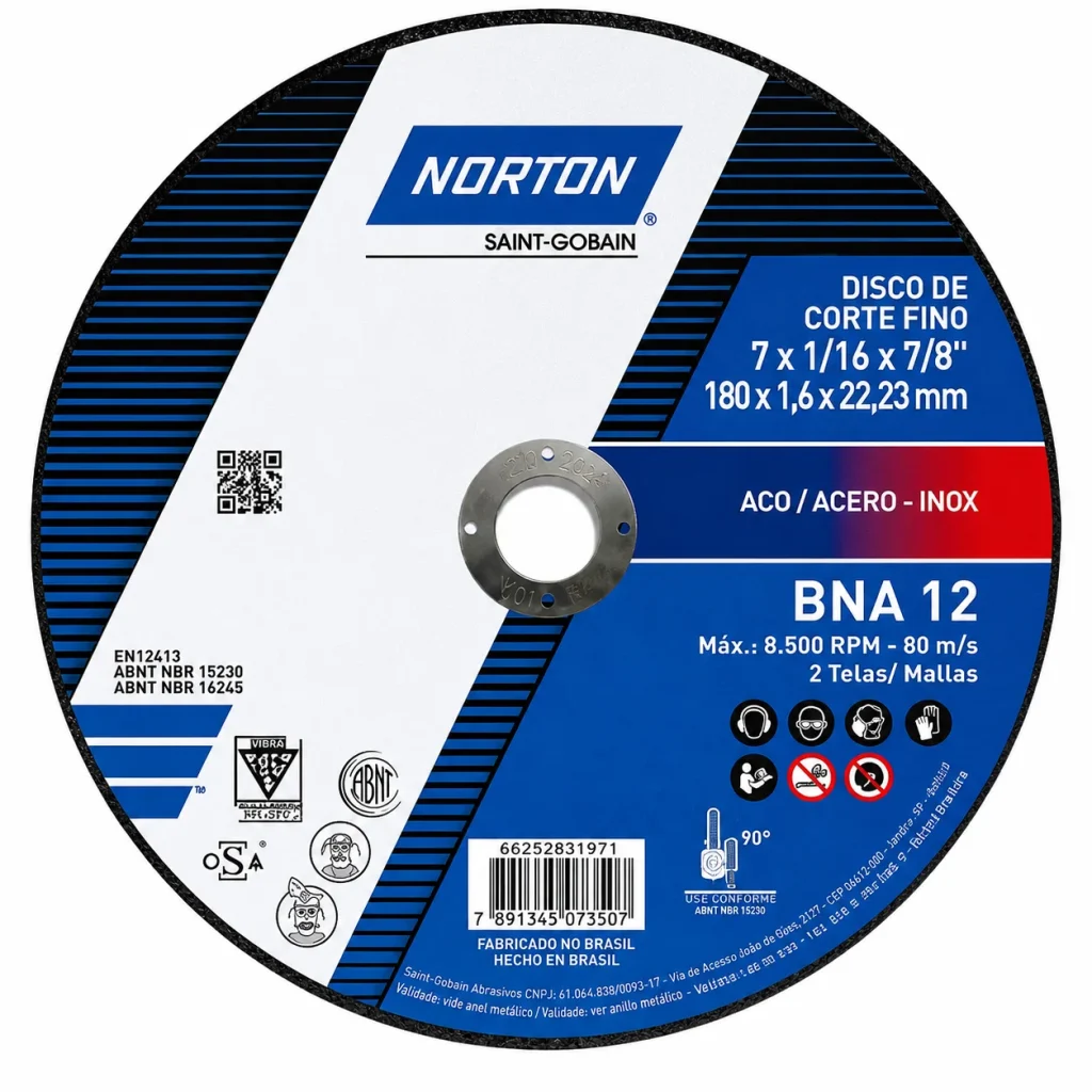 DISCO DE CORTE NORTON