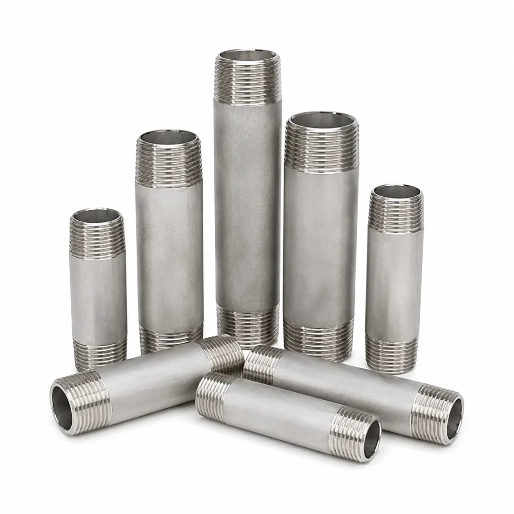 NIPLE SCH40 ACERO INOXIDABLE