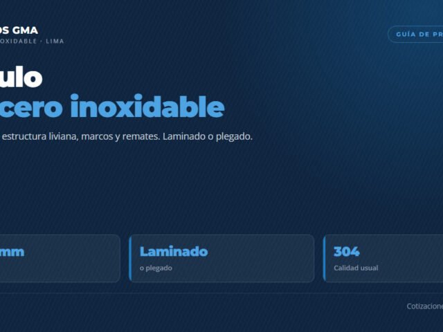 Ángulo de acero inoxidable: medidas, laminado o plegado
