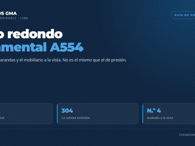 Tubo redondo ornamental de acero inoxidable ASTM A554